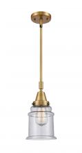Innovations Lighting 447-1S-BB-G184 - Canton - 1 Light - 7 inch - Brushed Brass - Mini Pendant