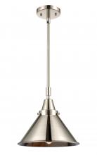 Innovations Lighting 447-1S-PN-M10-PN - Briarcliff - 1 Light - 10 inch - Polished Nickel - Mini Pendant