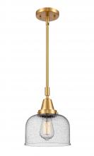 Innovations Lighting 447-1S-SG-G74 - Bell - 1 Light - 8 inch - Satin Gold - Mini Pendant