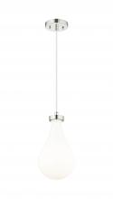 Innovations Lighting 451-1P-PN-G451-7GWH - Owego - 1 Light - 5 inch - Polished Nickel - Pendant