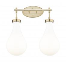 Innovations Lighting 451-2W-CB-G451-7GWH - Owego - 2 Light - 17 inch - Champagne Bronze - Bath Vanity Light