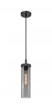 Innovations Lighting 471-1P-BK-G471-12SM - Lincoln - 1 Light - 4 inch - Matte Black - Cord Hung Pendant