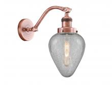 Innovations Lighting 515-1W-AC-G165 - Geneseo - 1 Light - 7 inch - Antique Copper - Adjustable Sconce
