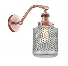 Innovations Lighting 515-1W-AC-G262 - Stanton - 1 Light - 6 inch - Antique Copper - Adjustable Sconce