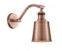 Innovations Lighting 515-1W-AC-M9-AC - Addison - 1 Light - 5 inch - Antique Copper - Adjustable Sconce