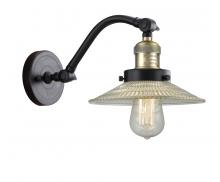 Innovations Lighting 515-1W-BAB-G2 - Halophane - 1 Light - 9 inch - Black Antique Brass - Adjustable Sconce