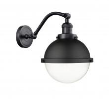 Innovations Lighting 515-1W-BK-HFS-82-BK - Hampden - 1 Light - 9 inch - Matte Black - Adjustable Sconce