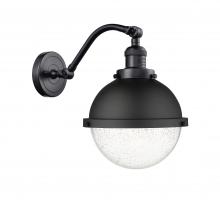 Innovations Lighting 515-1W-BK-HFS-84-BK - Hampden - 1 Light - 9 inch - Matte Black - Adjustable Sconce