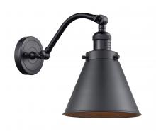 Innovations Lighting 515-1W-BK-M13-BK - Appalachian - 1 Light - 8 inch - Matte Black - Adjustable Sconce