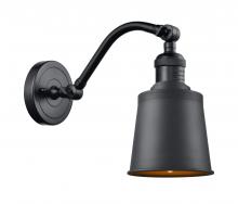 Innovations Lighting 515-1W-BK-M9-BK - Addison - 1 Light - 5 inch - Matte Black - Adjustable Sconce