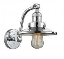 Innovations Lighting 515-1W-PC-M7 - Railroad - 1 Light - 5 inch - Polished Chrome - Adjustable Sconce
