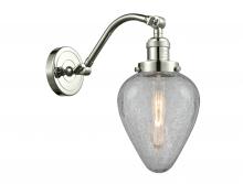 Innovations Lighting 515-1W-PN-G165 - Geneseo - 1 Light - 7 inch - Polished Nickel - Adjustable Sconce