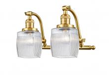Innovations Lighting 515-2W-SG-G302 - Colton - 2 Light - 17 inch - Satin Gold - Adjustable Bath Vanity Light