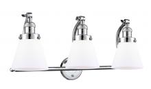 Innovations Lighting 515-3W-PC-G61 - Cone - 3 Light - 28 inch - Polished Chrome - Adjustable Bath Vanity Light