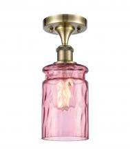 Innovations Lighting 516-1C-AB-G352-LIL - Candor 1 Light Semi-Flush Mount