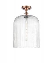 Innovations Lighting 516-1C-AC-G559-12SDY - Bridal Veil - 1 Light - 5 inch - Antique Copper - Semi-Flush Mount