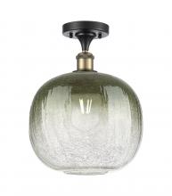 Innovations Lighting 516-1C-BAB-G481-10SL - Brookhaven Sphere - 1 Light - 11 inch - Black Antique Brass - Semi-Flush Mount