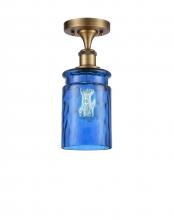 Innovations Lighting 516-1C-BB-G352-BL - Candor 1 Light Semi-Flush Mount