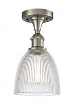 Innovations Lighting 516-1C-SN-G382 - Castile - 1 Light - 6 inch - Brushed Satin Nickel - Semi-Flush Mount