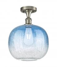 Innovations Lighting 516-1C-SN-G481-10SB - Brookhaven Sphere - 1 Light - 11 inch - Brushed Satin Nickel - Semi-Flush Mount