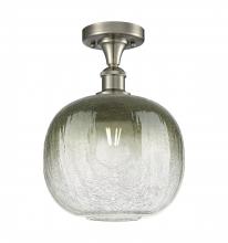 Innovations Lighting 516-1C-SN-G481-10SL - Brookhaven Sphere - 1 Light - 11 inch - Brushed Satin Nickel - Semi-Flush Mount