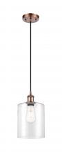 Innovations Lighting 516-1P-AC-G4424-7 - Paladin - 1 Light - 7 inch - Antique Copper - Cord hung - Mini Pendant