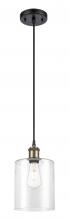 Innovations Lighting 516-1P-BAB-G4424-7 - Paladin - 1 Light - 7 inch - Black Antique Brass - Cord hung - Mini Pendant