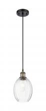 Innovations Lighting 516-1P-BAB-G459-6CL - Preston Bulb - 1 Light - 6 inch - Black Antique Brass - Cord hung - Mini Pendant