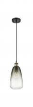 Innovations Lighting 516-1P-BAB-G480-6SL - Brookhaven Almond - 1 Light - 6 inch - Black Antique Brass - Cord hung - Mini Pendant