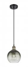 Innovations Lighting 516-1P-BAB-G483-8SL - Brookhaven Globe - 1 Light - 8 inch - Black Antique Brass - Cord hung - Mini Pendant