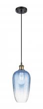 Innovations Lighting 516-1P-BAB-G484-7SB - Brookhaven Flute - 1 Light - 7 inch - Black Antique Brass - Cord hung - Mini Pendant