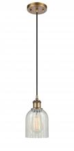 Innovations Lighting 516-1P-BB-G2511 - Caledonia - 1 Light - 5 inch - Brushed Brass - Cord hung - Mini Pendant