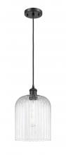 Innovations Lighting 516-1P-BK-G559-8CL - Bridal Veil - 1 Light - 5 inch - Matte Black - Cord hung - Mini Pendant