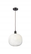 Innovations Lighting 516-1P-OB-G481-10OP - Brookhaven Sphere - 1 Light - 11 inch - Oil Rubbed Bronze - Cord hung - Mini Pendant