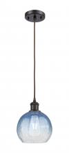 Innovations Lighting 516-1P-OB-G483-8SB - Brookhaven Globe - 1 Light - 8 inch - Oil Rubbed Bronze - Cord hung - Mini Pendant