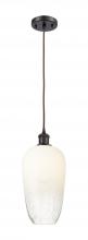 Innovations Lighting 516-1P-OB-G484-7OP - Brookhaven Flute - 1 Light - 7 inch - Oil Rubbed Bronze - Cord hung - Mini Pendant