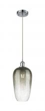 Innovations Lighting 516-1P-PC-G484-7SL - Brookhaven Flute - 1 Light - 7 inch - Polished Chrome - Cord hung - Mini Pendant