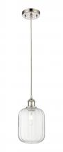 Innovations Lighting 516-1P-PN-G460-7CL - Preston Cylinder - 1 Light - 7 inch - Polished Nickel - Cord hung - Mini Pendant