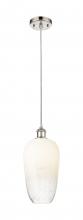 Innovations Lighting 516-1P-PN-G484-7OP - Brookhaven Flute - 1 Light - 7 inch - Polished Nickel - Cord hung - Mini Pendant