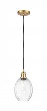 Innovations Lighting 516-1P-SG-G459-6CL - Preston Bulb - 1 Light - 6 inch - Satin Gold - Cord hung - Mini Pendant