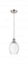 Innovations Lighting 516-1P-SN-G459-6CL - Preston Bulb - 1 Light - 6 inch - Brushed Satin Nickel - Cord hung - Mini Pendant