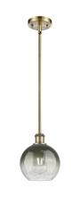 Innovations Lighting 516-1S-AB-G483-8SL - Brookhaven Globe - 1 Light - 8 inch - Antique Brass - Stem hung - Mini Pendant