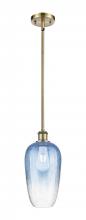 Innovations Lighting 516-1S-AB-G484-7SB - Brookhaven Flute - 1 Light - 7 inch - Antique Brass - Stem hung - Mini Pendant