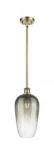 Innovations Lighting 516-1S-AB-G484-7SL - Brookhaven Flute - 1 Light - 7 inch - Antique Brass - Stem hung - Mini Pendant