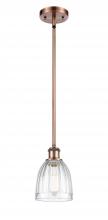 Innovations Lighting 516-1S-AC-G442 - Brookfield - 1 Light - 6 inch - Antique Copper - Mini Pendant