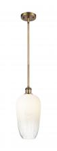Innovations Lighting 516-1S-BB-G484-7OP - Brookhaven Flute - 1 Light - 7 inch - Brushed Brass - Stem hung - Mini Pendant