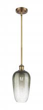 Innovations Lighting 516-1S-BB-G484-7SL - Brookhaven Flute - 1 Light - 7 inch - Brushed Brass - Stem hung - Mini Pendant