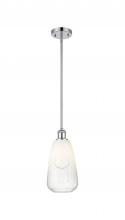 Innovations Lighting 516-1S-PC-G480-6OP - Brookhaven Almond - 1 Light - 6 inch - Polished Chrome - Stem hung - Mini Pendant