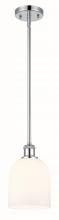 Innovations Lighting 516-1S-PC-G558-6GWH - Bella - 1 Light - 6 inch - Polished Chrome - Mini Pendant