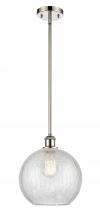 Innovations Lighting 516-1S-PN-G125-10 - Athens - 1 Light - 10 inch - Polished Nickel - Mini Pendant